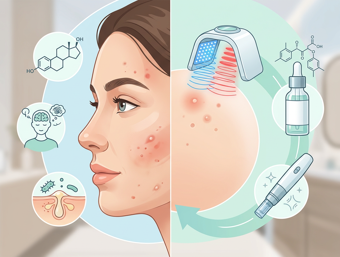 Акне при възрастни: Причини и модерни лечения